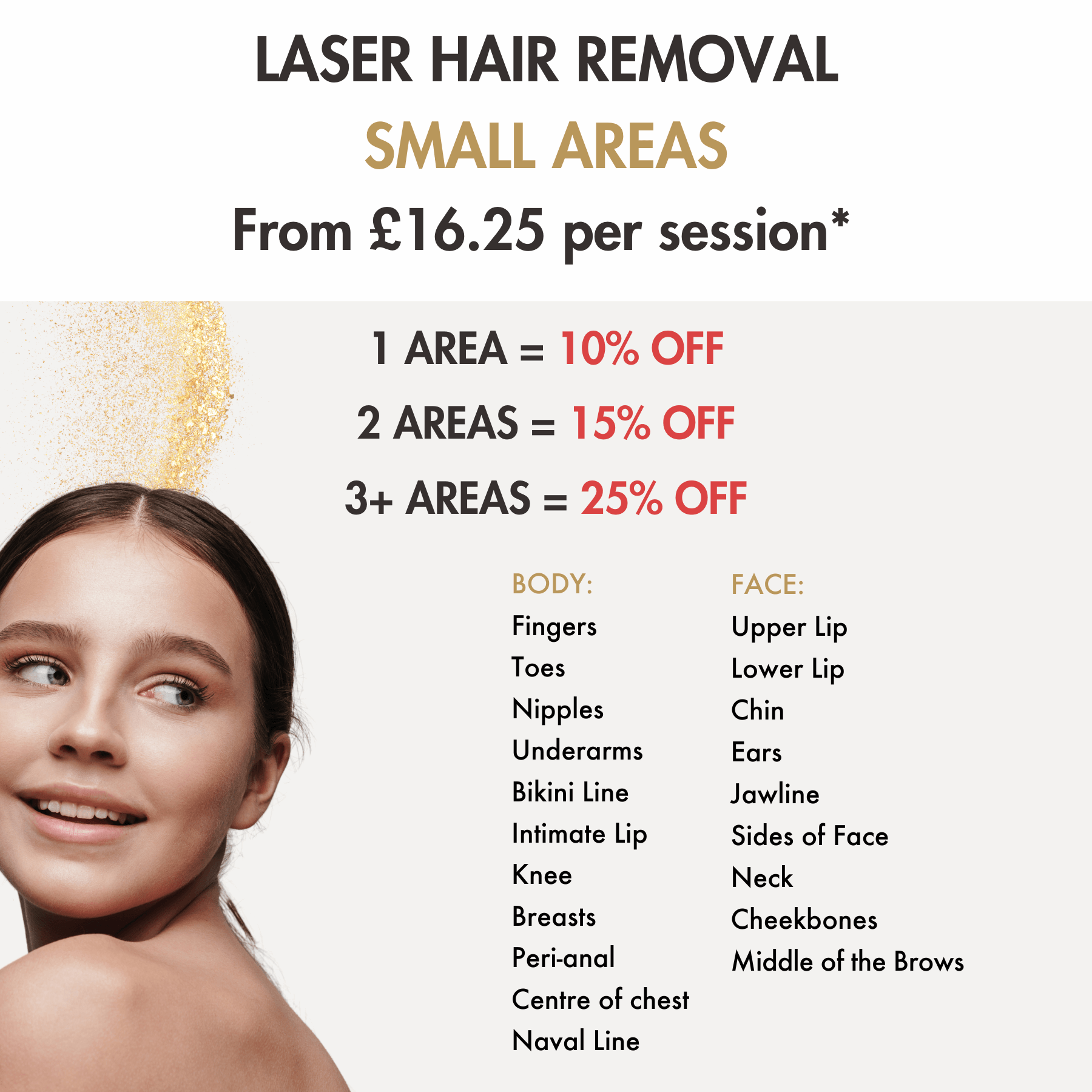 Laser Hair Removal Small Mix and Match