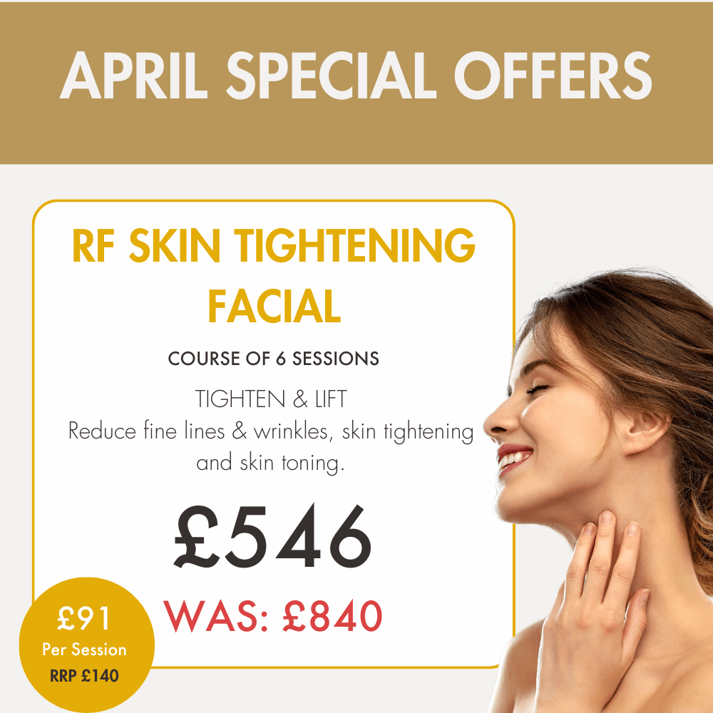 April Special Offers – RF Skin Tightening Facial
